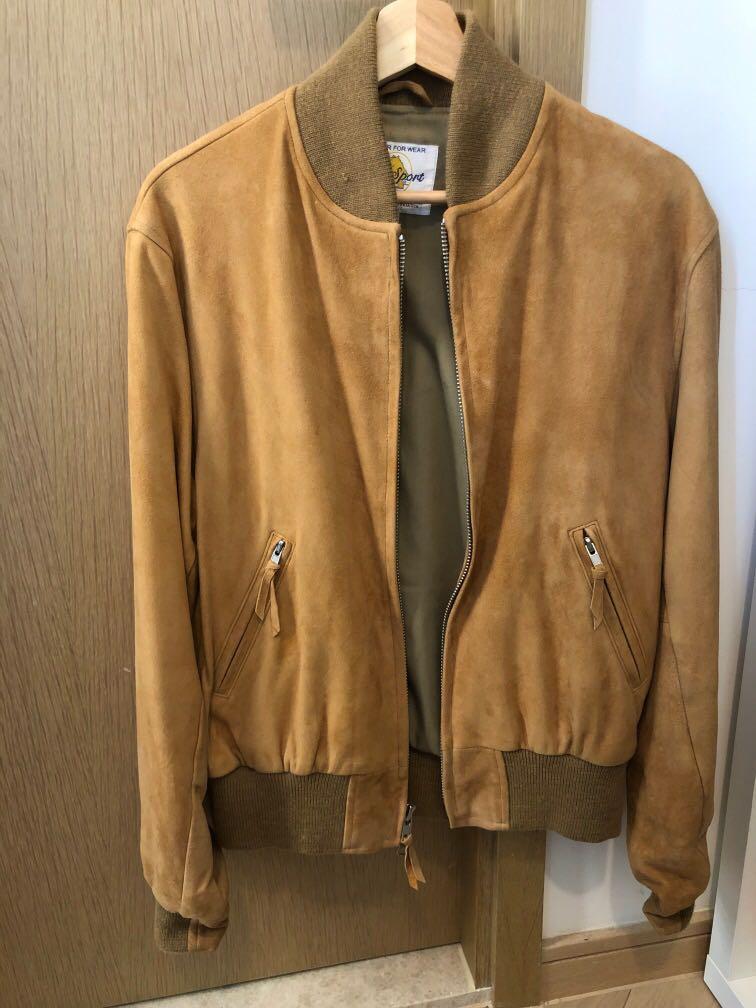 Golden bear suede jacket size small 98 new Carousell