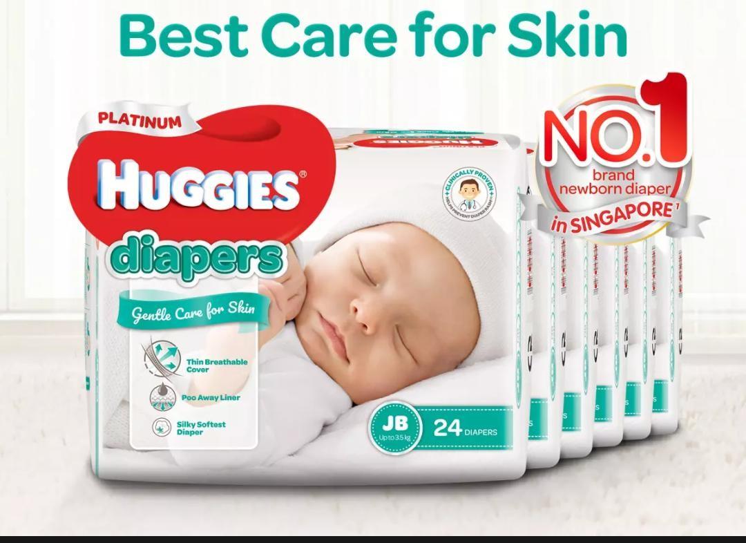 Huggies Just Born Diapers, Babies & Kids, Babies Apparel on Carousell