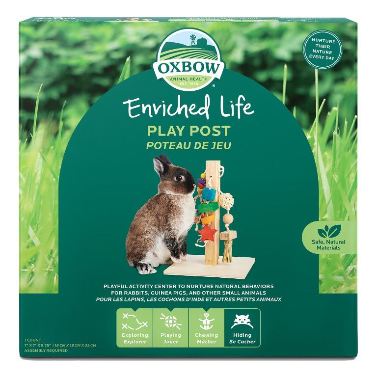 Oxbow Enriched Life Play Post, Pet Supplies, For Small Animals, Pet