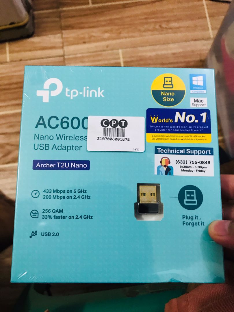 Wireless Adapter Tplink Archer T2u Nano Ac600 Wireless Usb Adapter Electronics Computer Parts Accessories On Carousell For win 8/8.1/10, just plug in the bluetooth adapter to enjoy fast, convenient the archer t2u nano receives wifi signals on two separate bands. wireless adapter tplink archer t2u nano ac600 wireless usb adapter