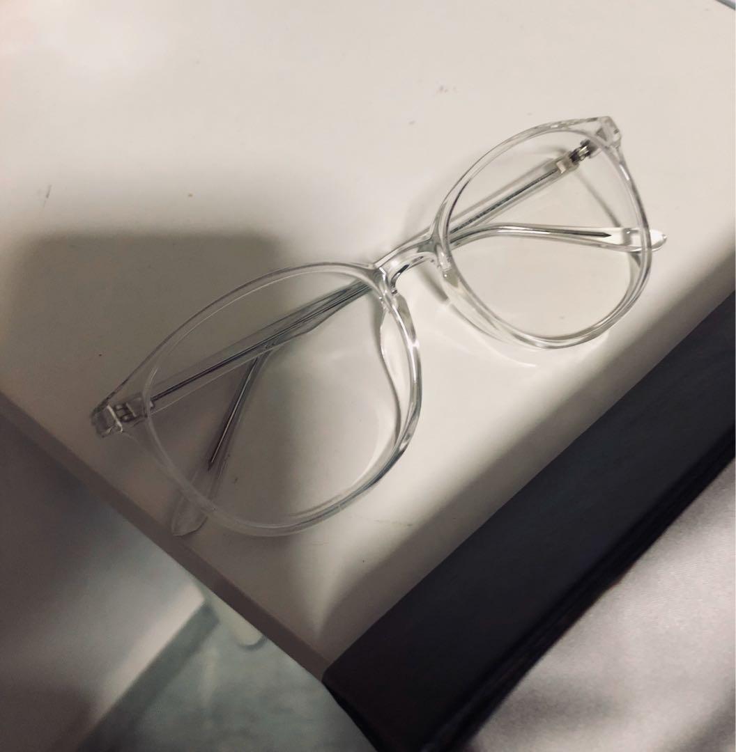 Transparent Frame Spectacles clear frame spectacles new with box 250 degree