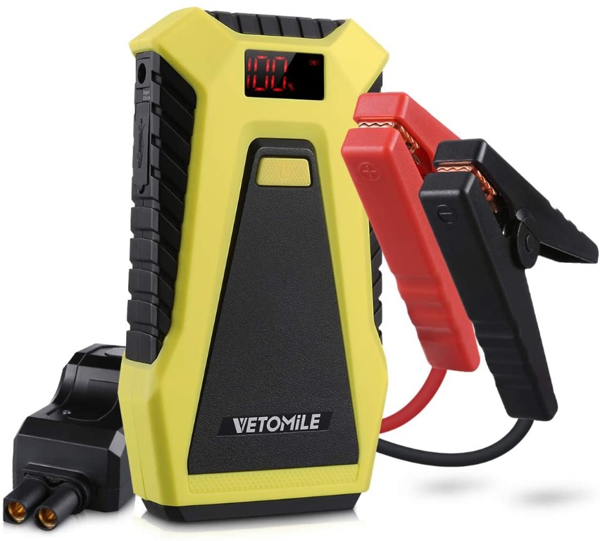 VETOMILE Portable 12000mAh Car Jump Starter [S400L], Mobile Phones ...