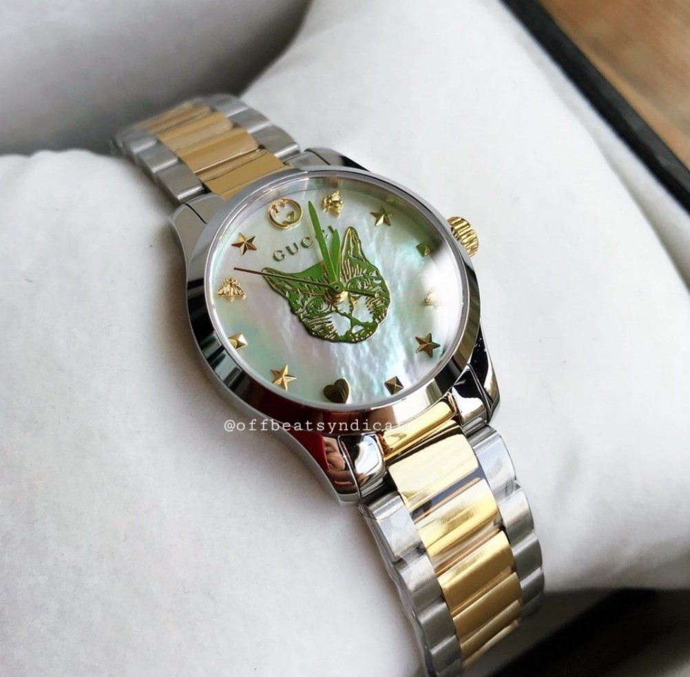 100% Original Gucci G-Timeless Mystic Cat Motif YA1265012 Ladies Watch  (pre-order), Women's Fashion, Watches \u0026 Accessories, Watches on Carousell