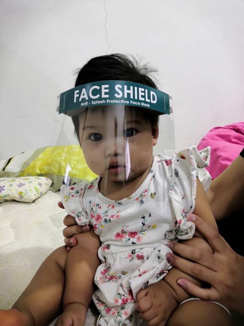 Baby Face Shield, Health & Nutrition, Face Masks & Face Shields on
