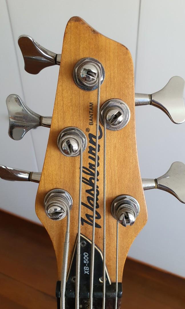 Washburn Bantam XB500 5string bass guitar, Hobbies & Toys, Music