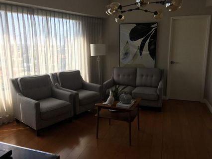 3BR One Rockwell For Rent: 127m2, FF, Interiored, facing Bel Air, 1 pa