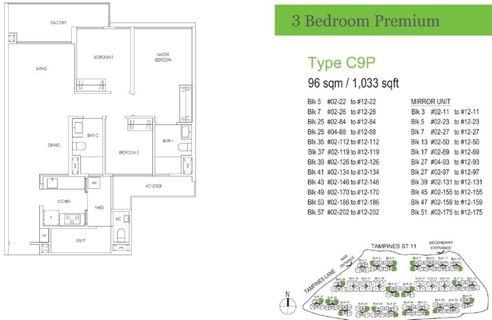 3-Bedroom Premium