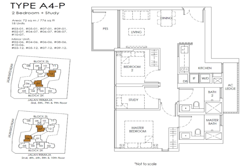 2-Bedroom + Study63227232405123111