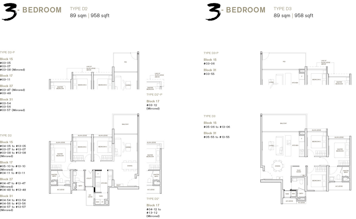 3-Bedroom63225678576898111