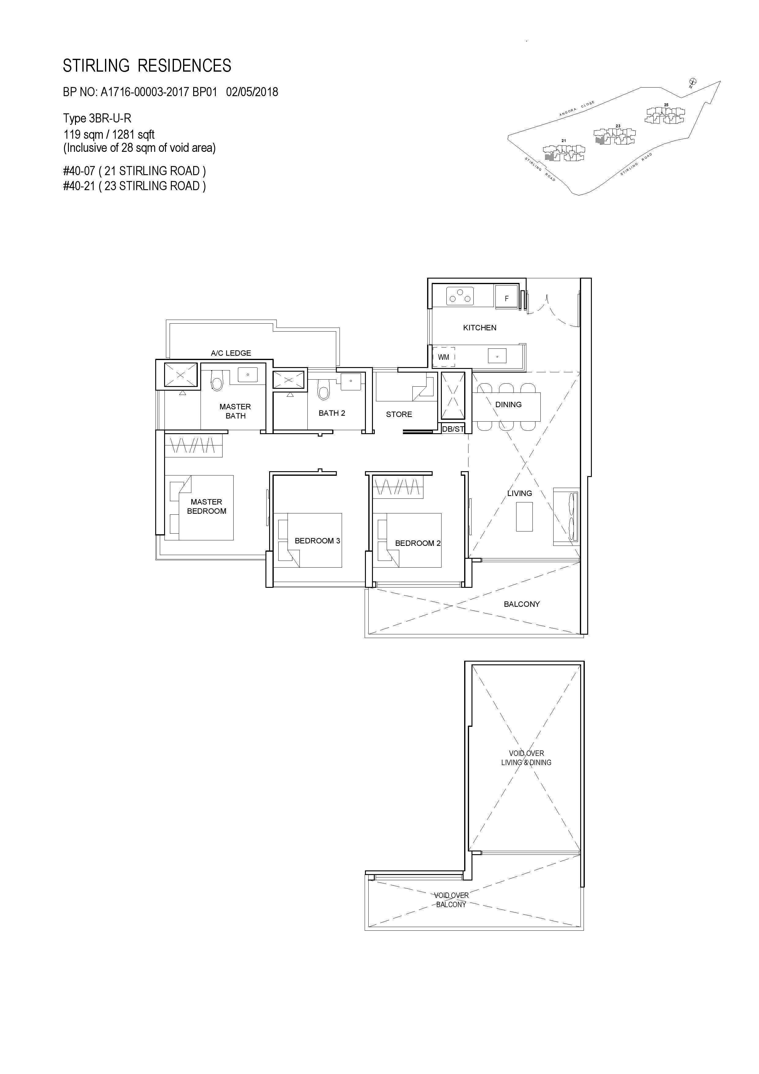 3-Bedroom + Store63226190914691111