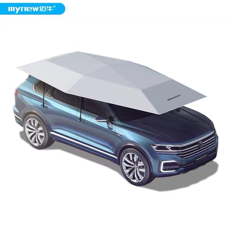 全新100 邁牛全自動車用遮陽傘帳篷4 8 米藍色 汽車配件 其他 Carousell