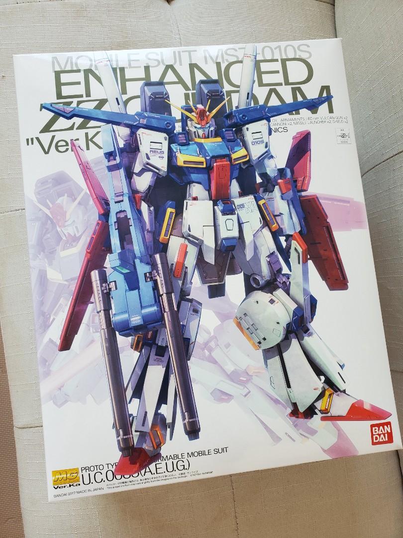 全新魂限mg 1 100 Enhanced Zz Gundam 強化型zz Ver Ka 興趣及遊戲 玩具 遊戲類 Carousell