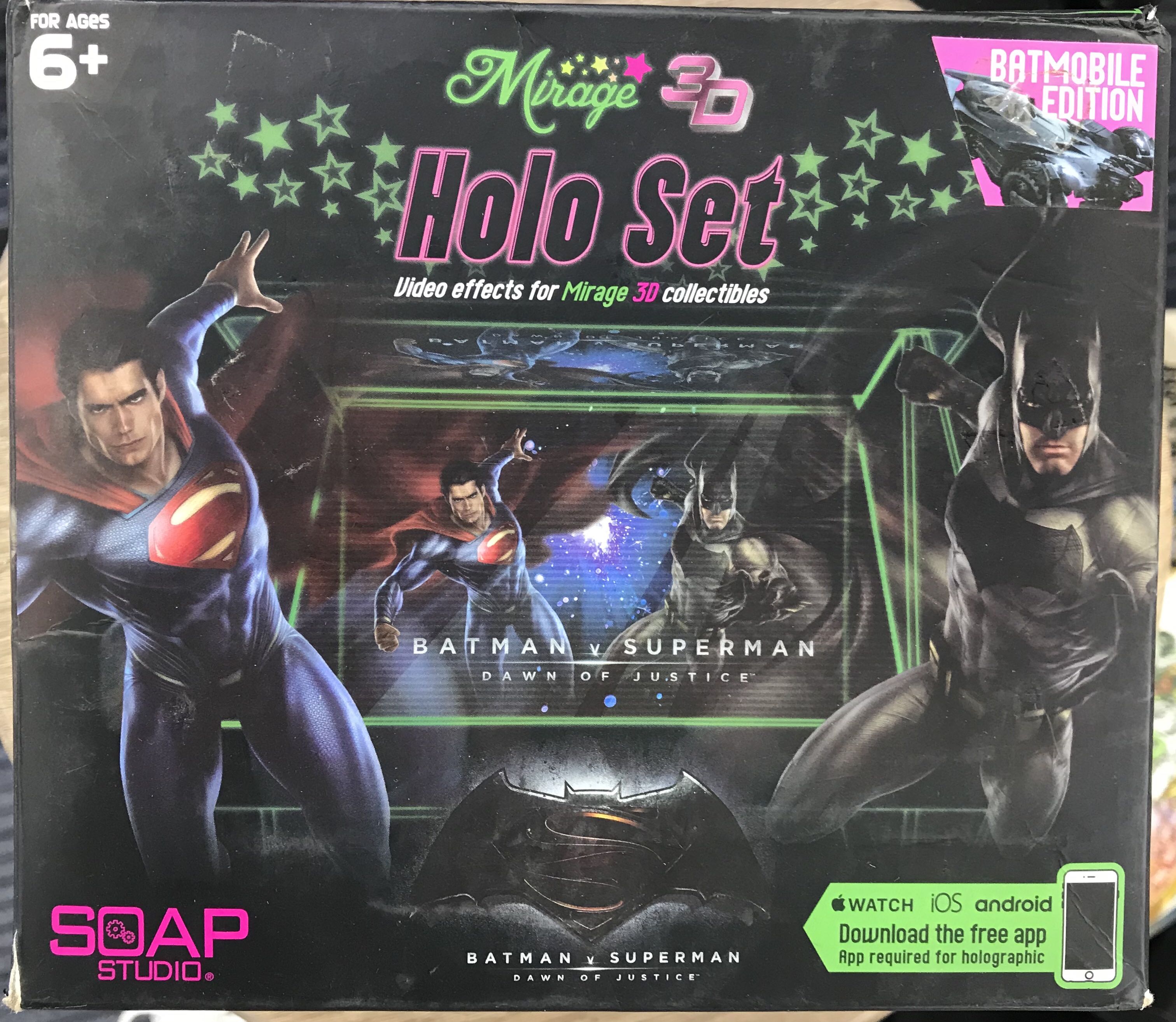 平讓 soap studio dc justice league mirage 3d holo set 3d 投影套裝