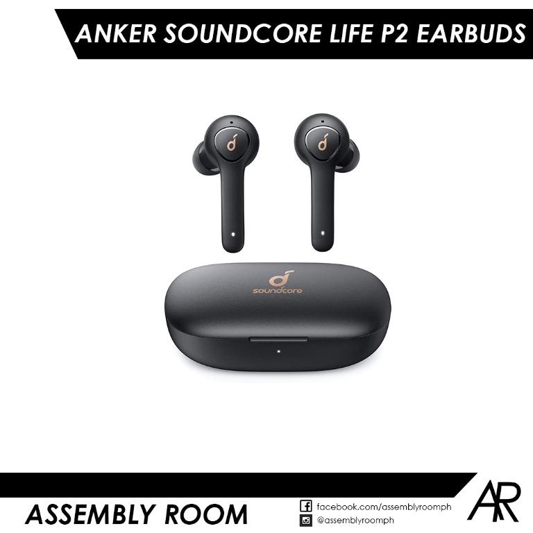 anker soundcore life p2 true wireless earbuds with 4 microphones