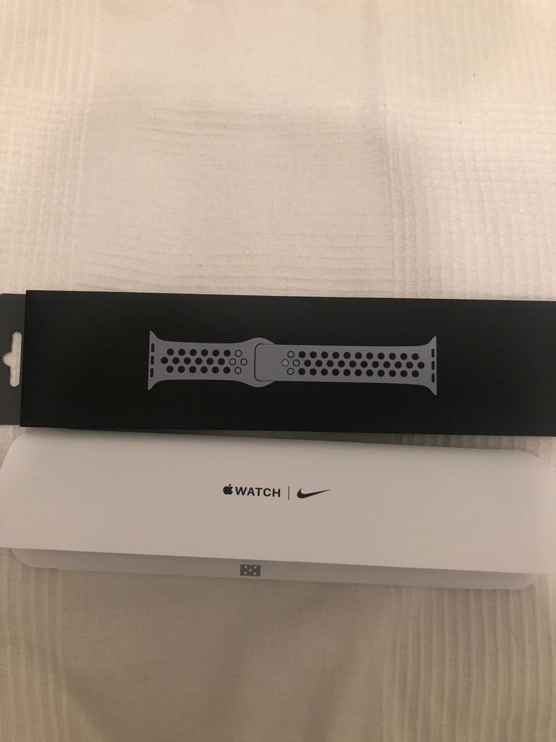 Apple Watch 40mm Obsidian Mist Black Nike Sport Band Luxury