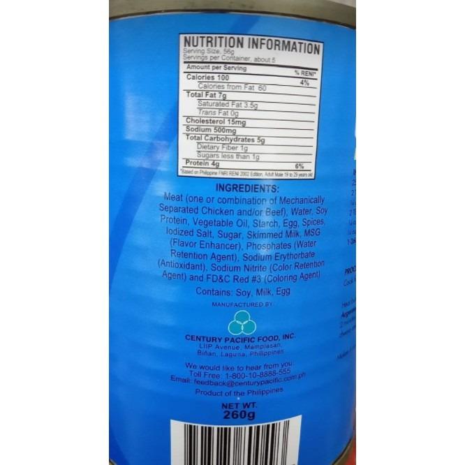Argentina Vienna Sausage (5 x 260 g), Food & Drinks, Packaged ...