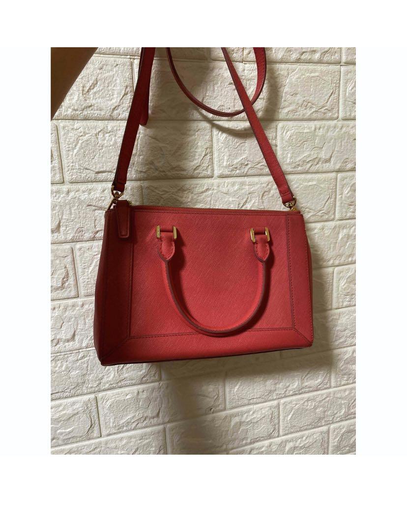 Authentic MCM Urban Styler Fuchsia Hot Pink Saffiano Leather Three Way Bag Luxury Bags Wallets on Carousell