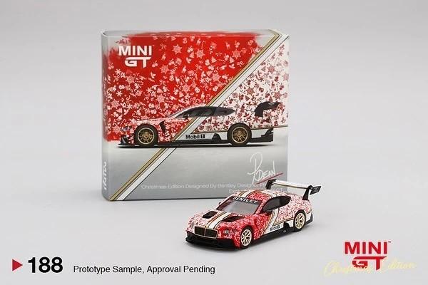 MINI GT #188 1/64 BENTLEY CONTINENTAL GT3 CHRISTMAS EDITION 2020