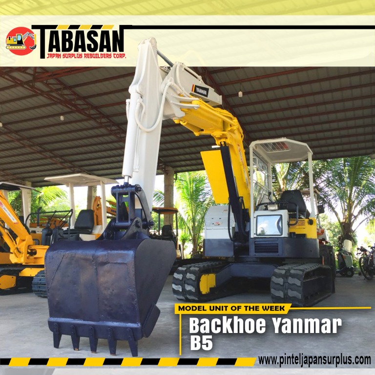 Backhoe Yanmar B5, Special Vehicles, Heavy Vehicles on Carousell