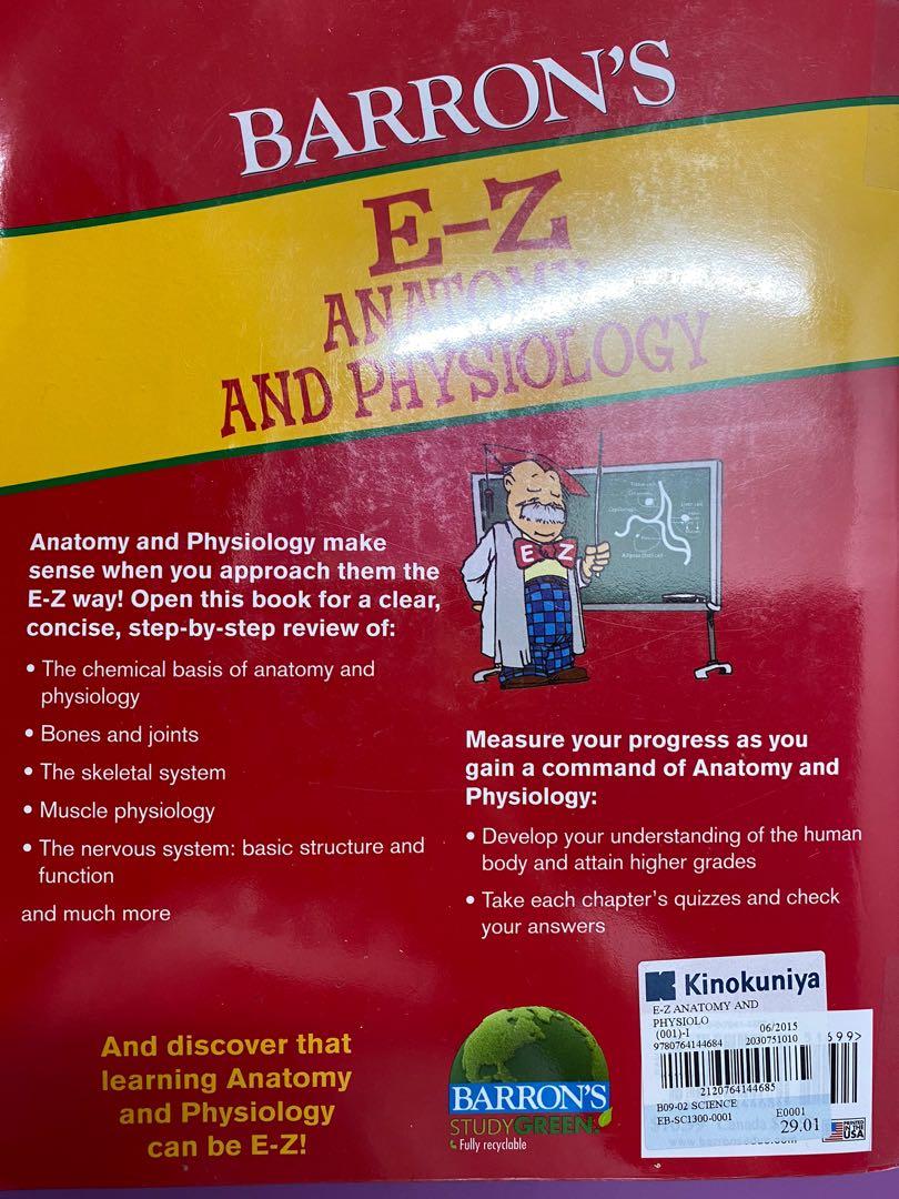Barron’s EZ Anatomy and Physiology, Hobbies & Toys, Books & Magazines
