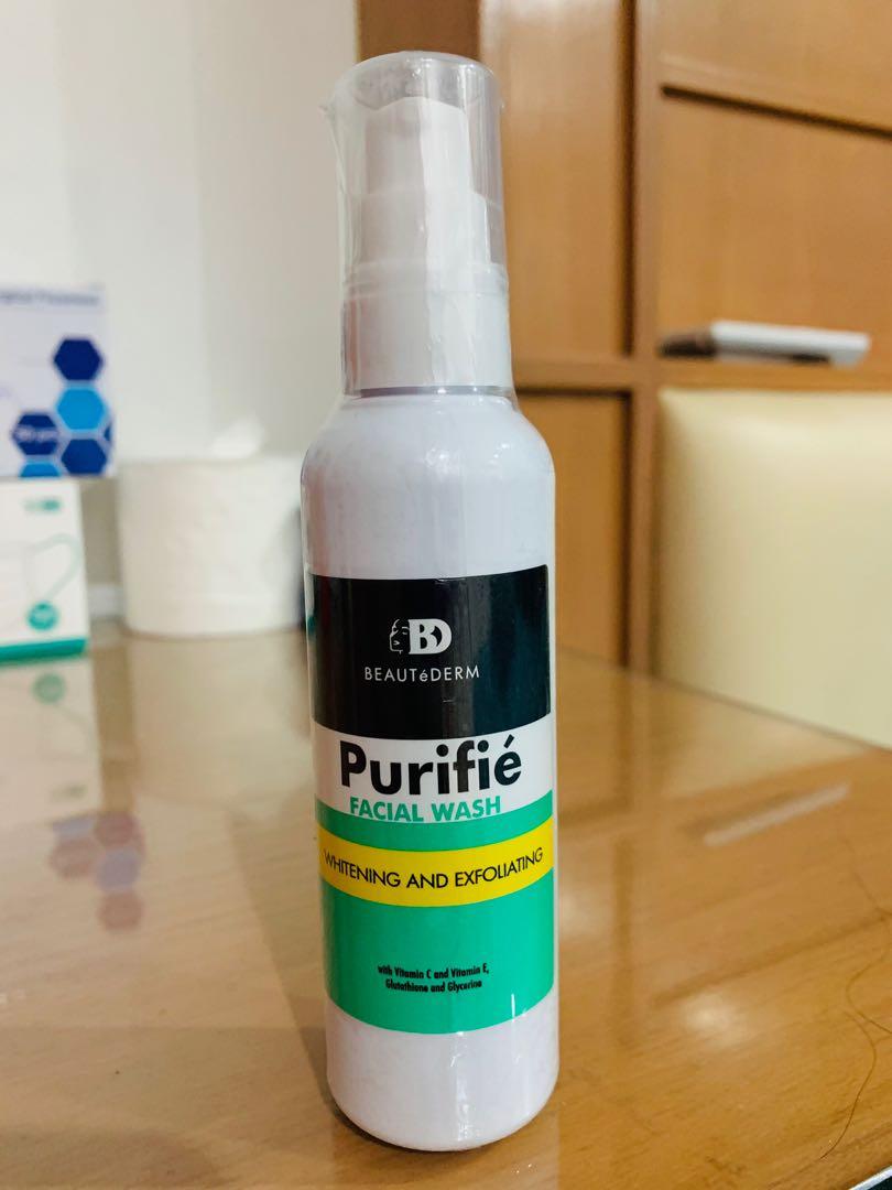 beautederm exfoliating facial cleanser