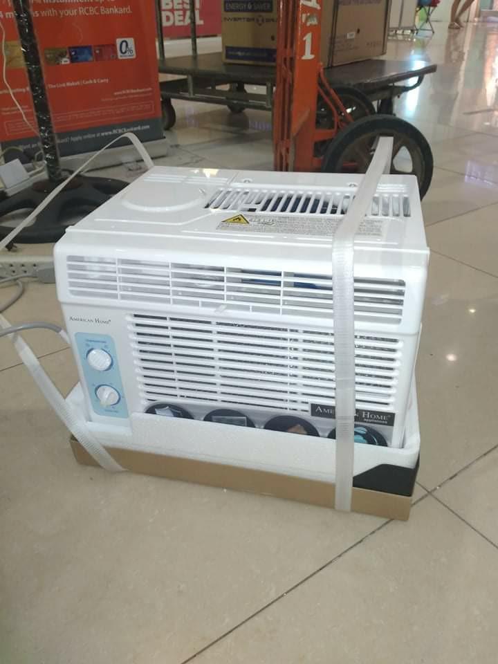 Brand New 0 6hp American Home Manual Aircon Tv Home Appliances Air Conditioning And Heating On Carousell