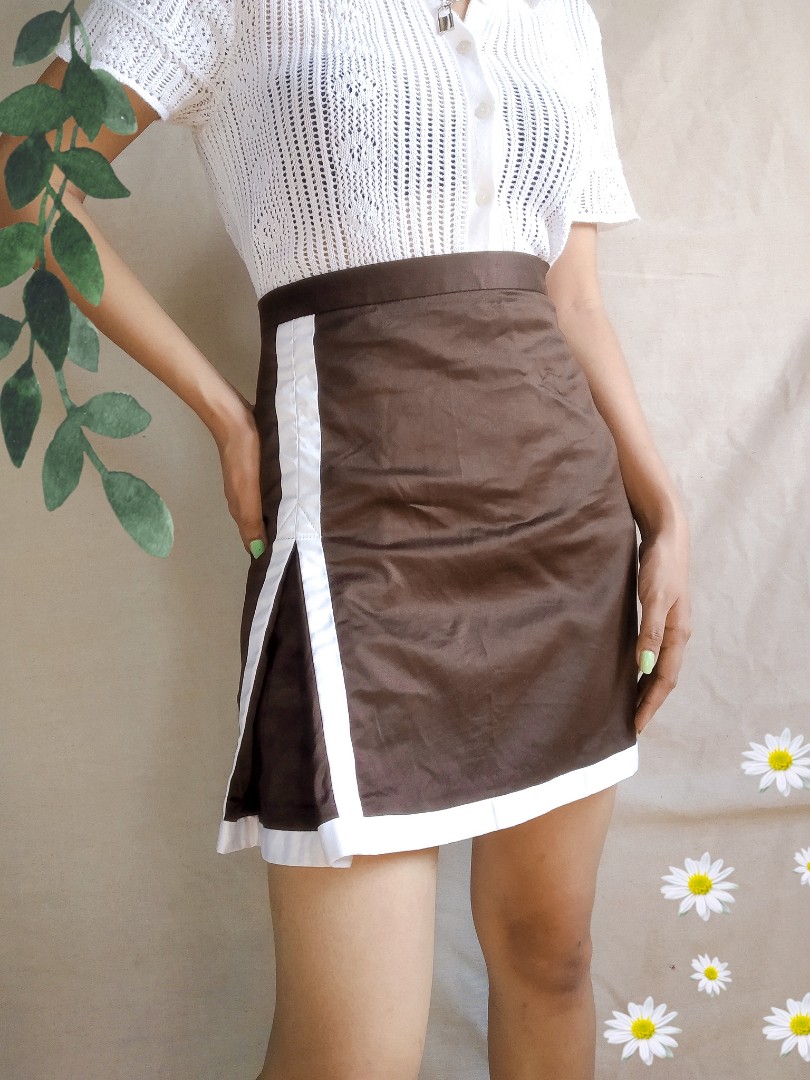 brown golf skirt