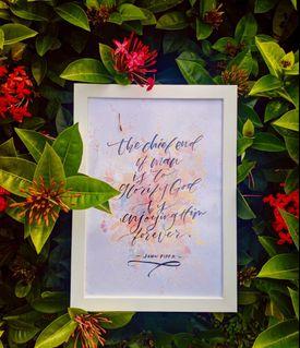 🧚🏻Calligraphy Frame🧚🏻 (customisable!)