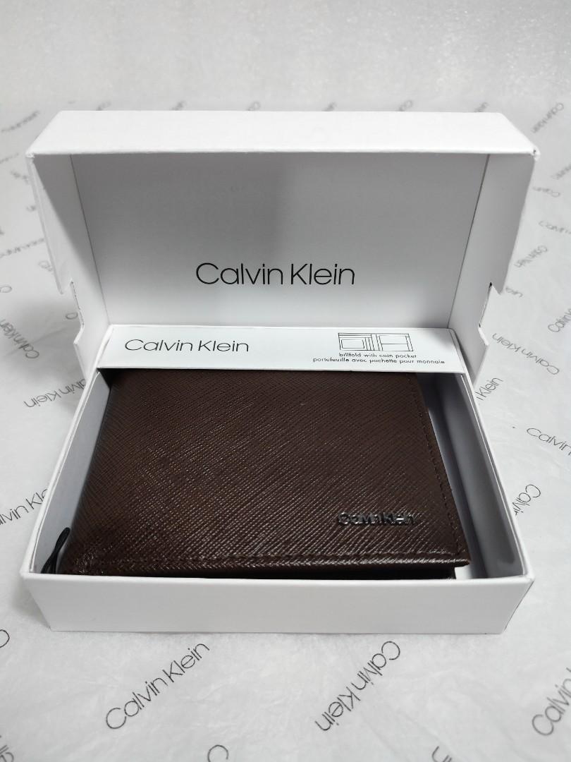Calvin klein billfold shop with coin pocket
