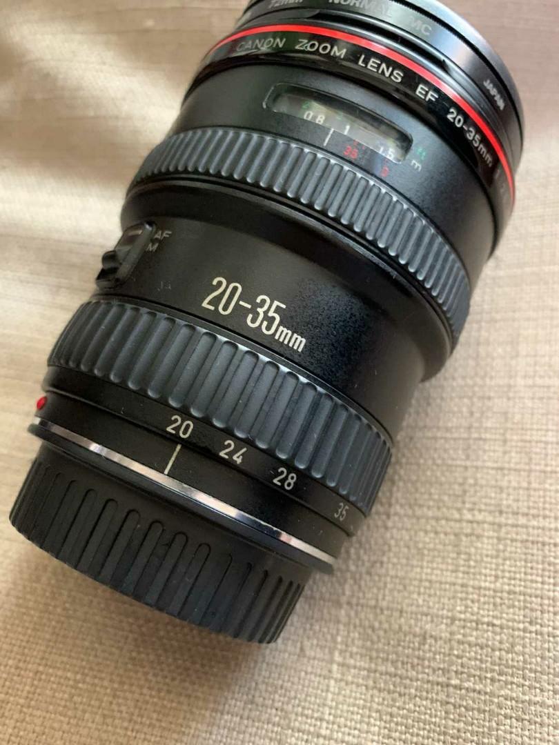 CANON EF 20-35mm f2.8L 佳能紅圈二手中古鏡, 攝影器材, 鏡頭及裝備