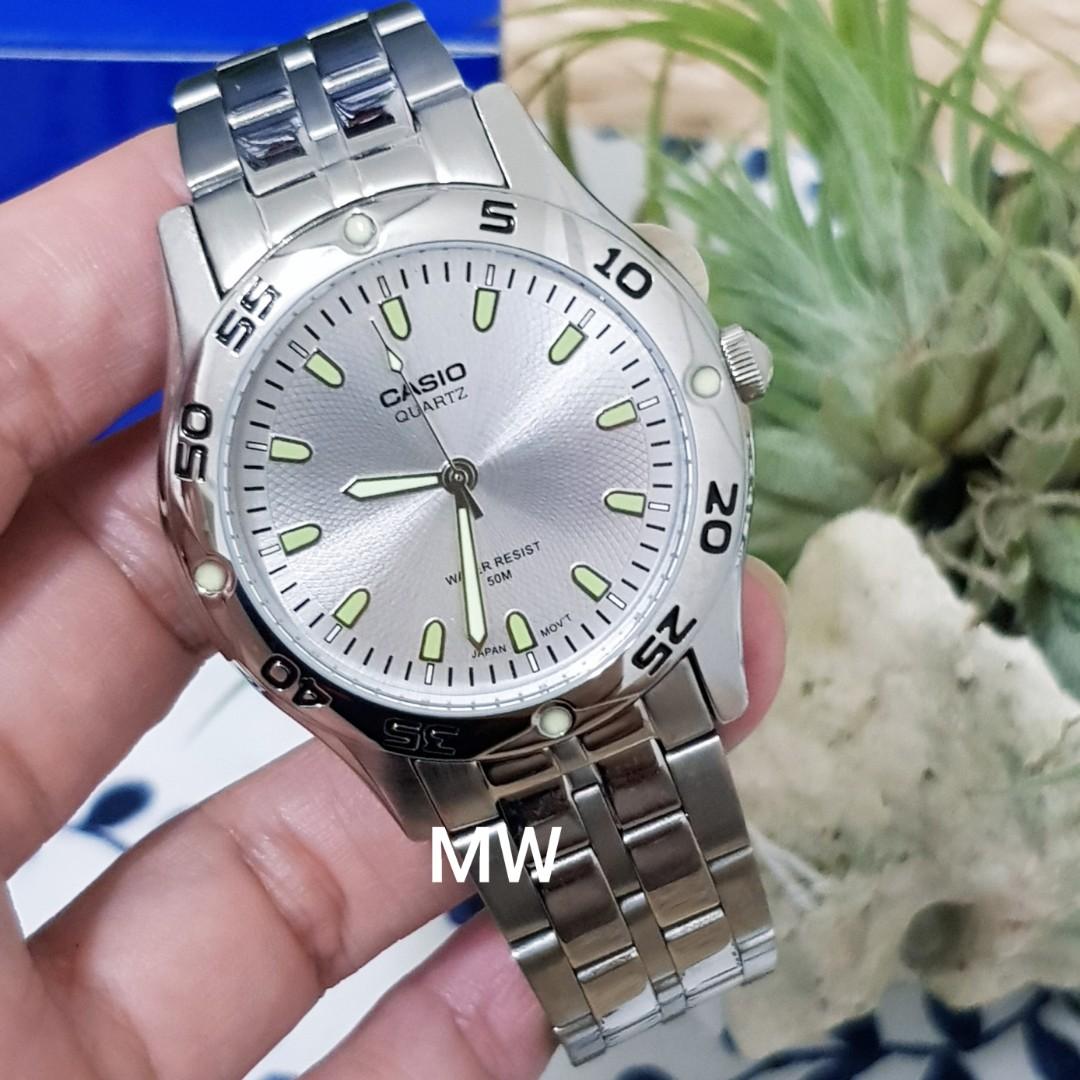 Casio original men analog stainless steel watch mtp 1243d 7a