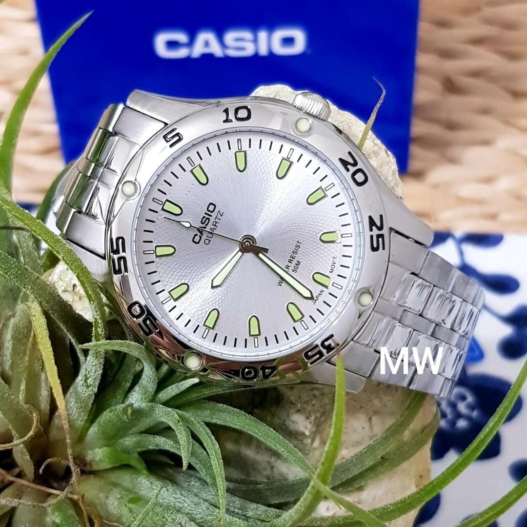 Casio original men analog stainless steel watch mtp 1243d 7a