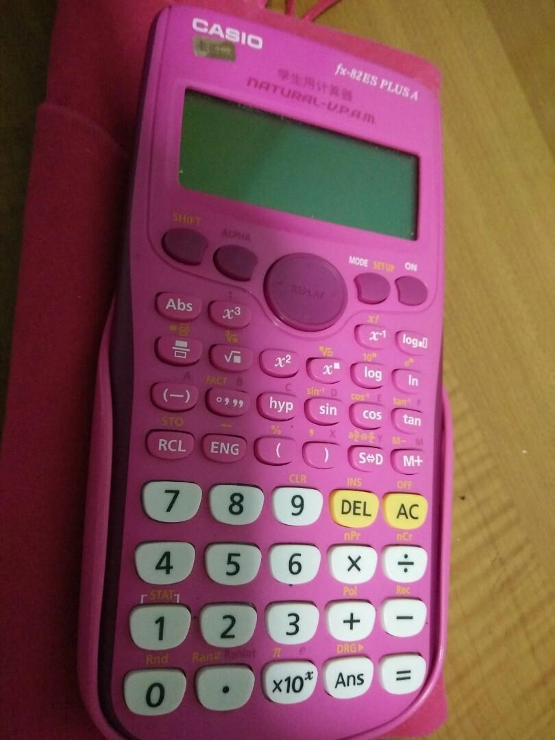 pink casio calculator whsmith