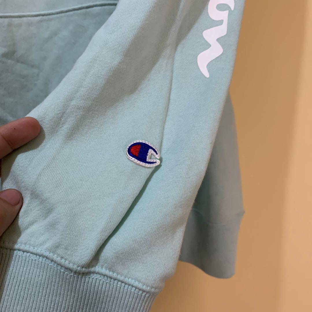 Champion hoodie (mint green), Men's 