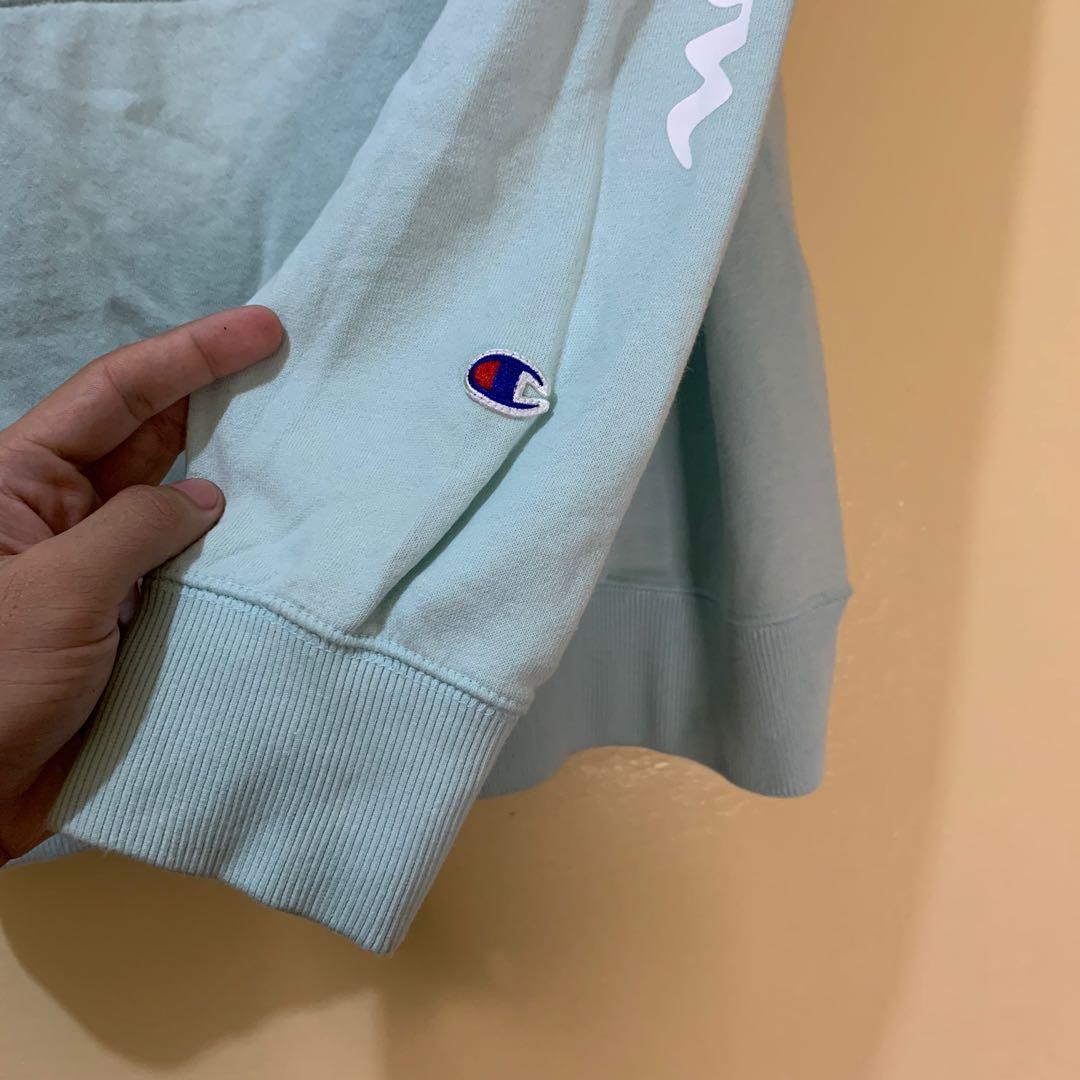 Champion hoodie (mint green), Men's 