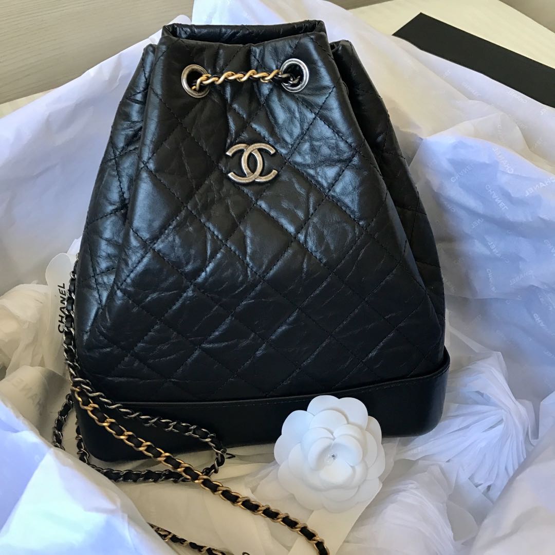 CHANEL, Gabrielle backpack, guaranteed to be authentic, the bag is very  new, you will be lucky if you buy it, Women's Fashion, Bags & Wallets,  Backpacks on Carousell