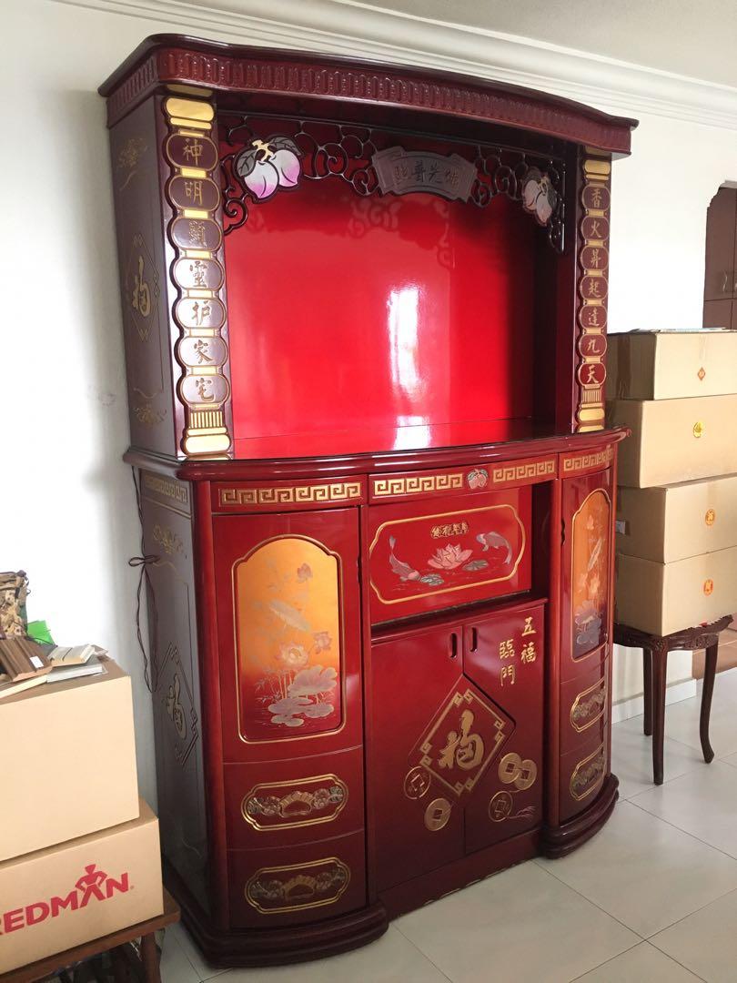 RESERVED>>> CHINESE ALTAR TABLE, Furniture & Home Living, Furniture, Tables  & Sets on Carousell