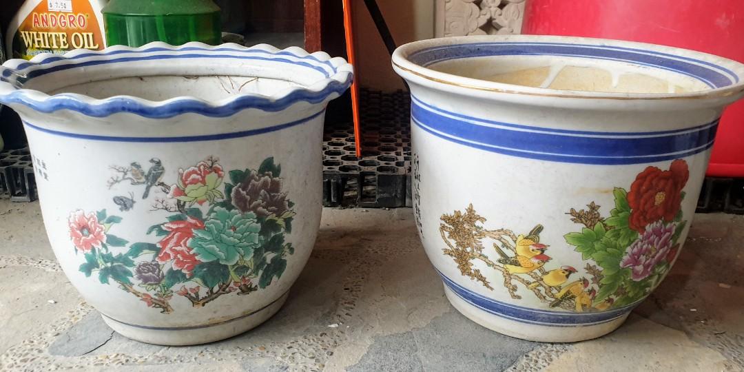 Chinese Pots Gardening Pots Planters On Carousell