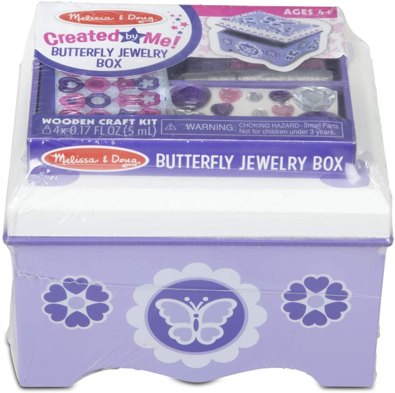 Melissa and doug hotsell butterfly jewelry box