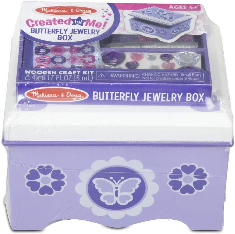 Melissa and doug butterfly jewelry box discount