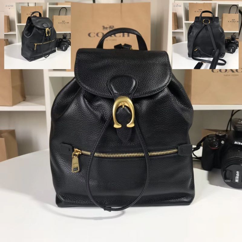 coach evie backpack black