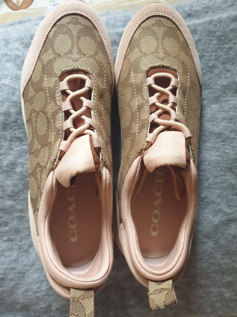coach jacquard signature fashion sneakers