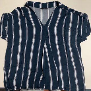 Cotton On Blue Stripes Polo Shirt