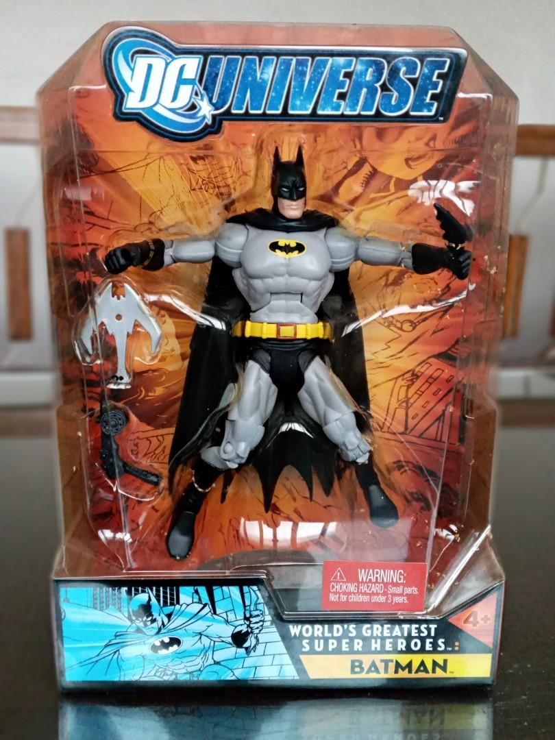 DC Universe Classics Batman Grey Black World's Greatest Super Heroes,  Hobbies & Toys, Toys & Games on Carousell