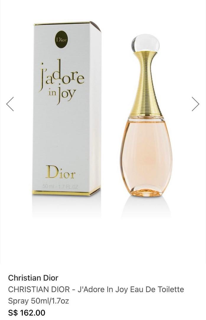 Dior Jadore Perfume Injoy 50ML Beauty Personal Care Fragrance Deodorants on Carousell