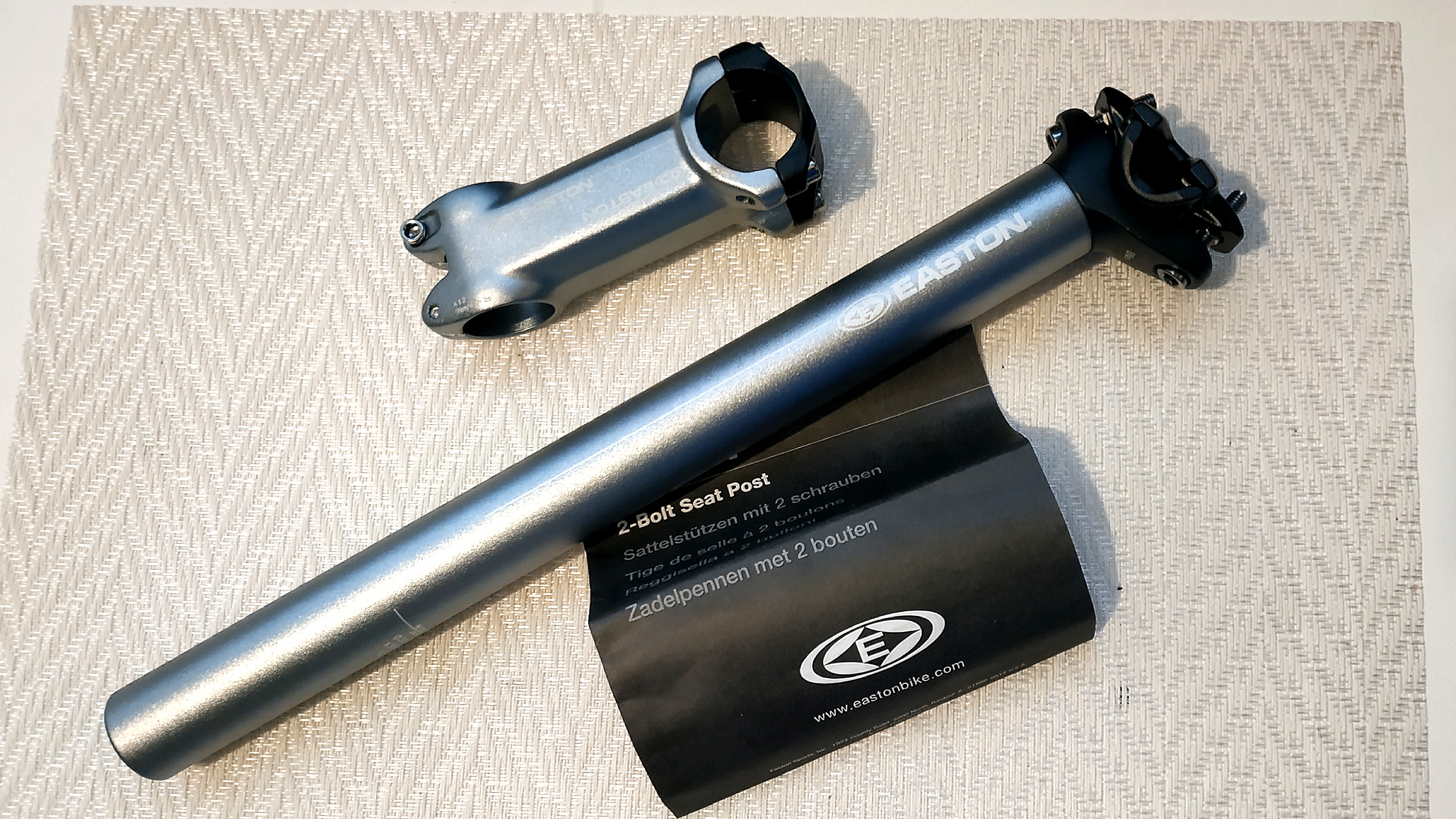 Easton Seat post and Stem EA50 Sports Equipment Bicycles Parts