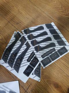 E*THIRTEEN TRSr Carbon wheelset sticker