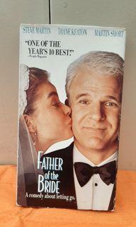 Father Of The Bride Part 1 Steve Martin Movie Collectible VHS Vhs Tape Collection