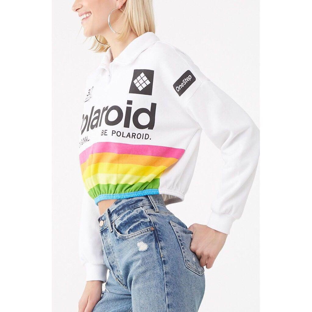 Forever 21 Women s Active Polaroid Graphic Pullover Women s