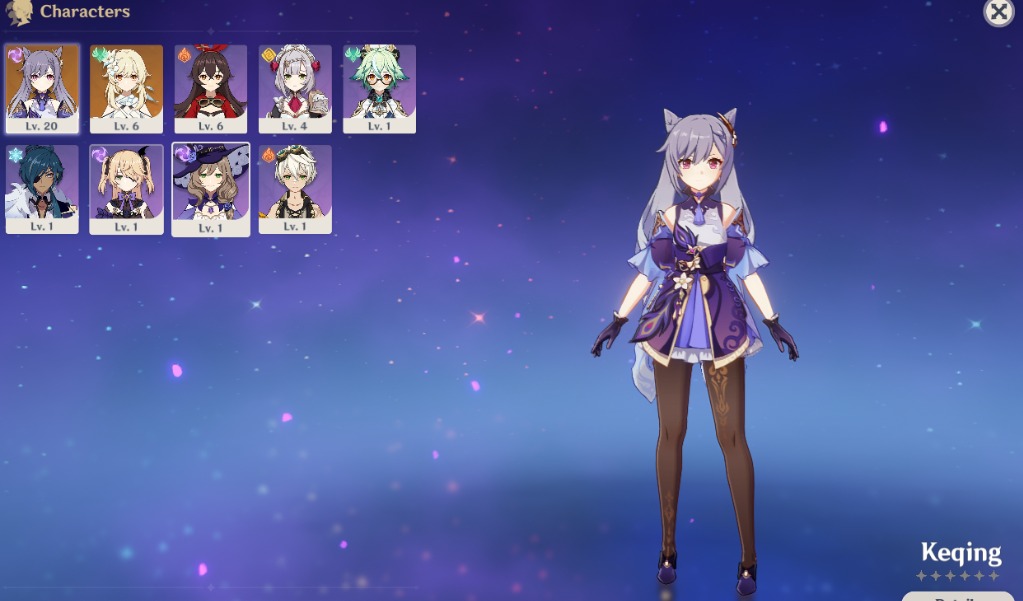 Genshin Impact Ar7 Keqing Account Asia Server Toys Games Video Gaming Video Games On Carousell